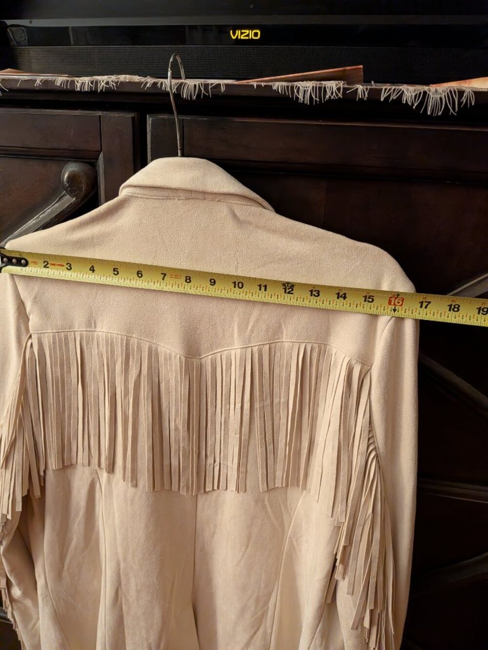 Suede fringe blazer - Picture 7 of 8